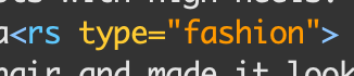 image of an xml tag that says rs type= fashion